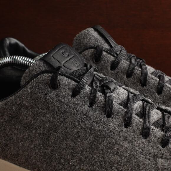 Cole Haan Sneakers Mens SZ 11M Gray GrandPro Wool Casual Comfort Shoes C29574 - Picture 6 of 13